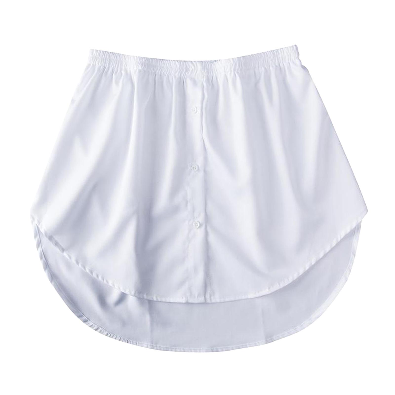 Shirts - Jupe intérieure amovible en coton, ourlet