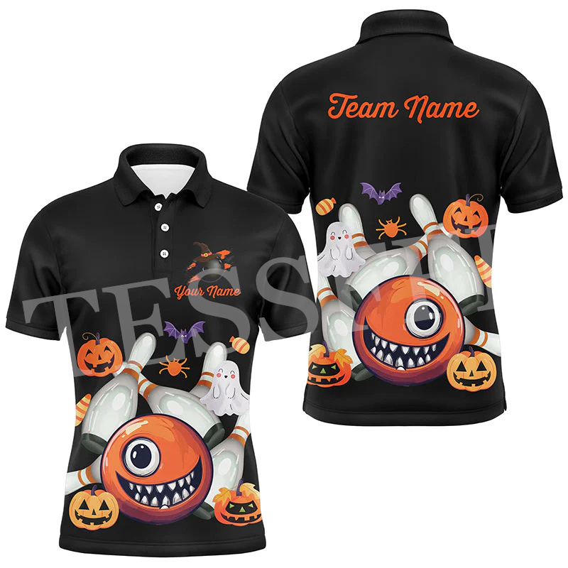Polo Manches Courtes avec Nom  - Short Sleeve Bowling Shirt Retro avis et prix